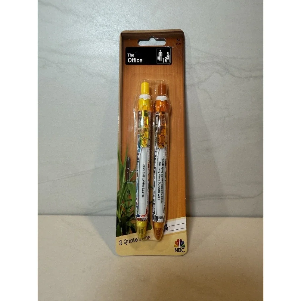 The Office NBC Quote Pens‎ Set of 2 New In Box